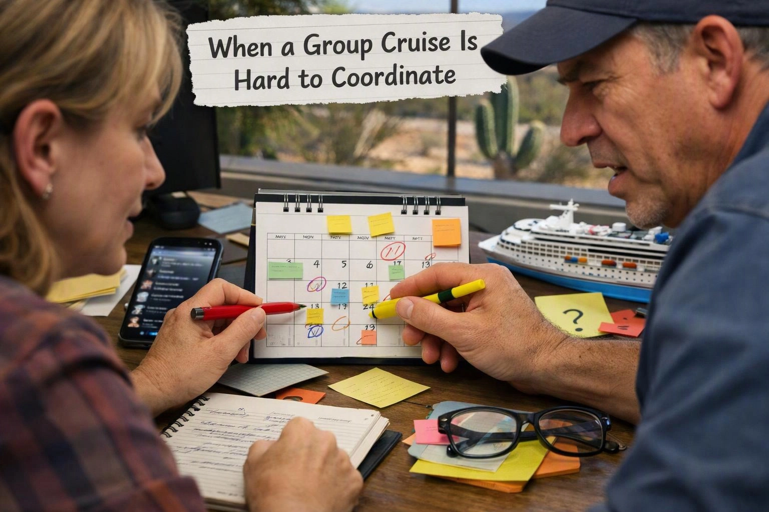 When a Group Cruise Is Hard to Coordinate