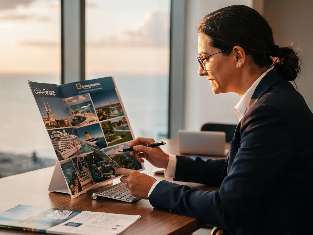 Luxe Cruise and Tour step-by-step service process . professional quality from start to finish